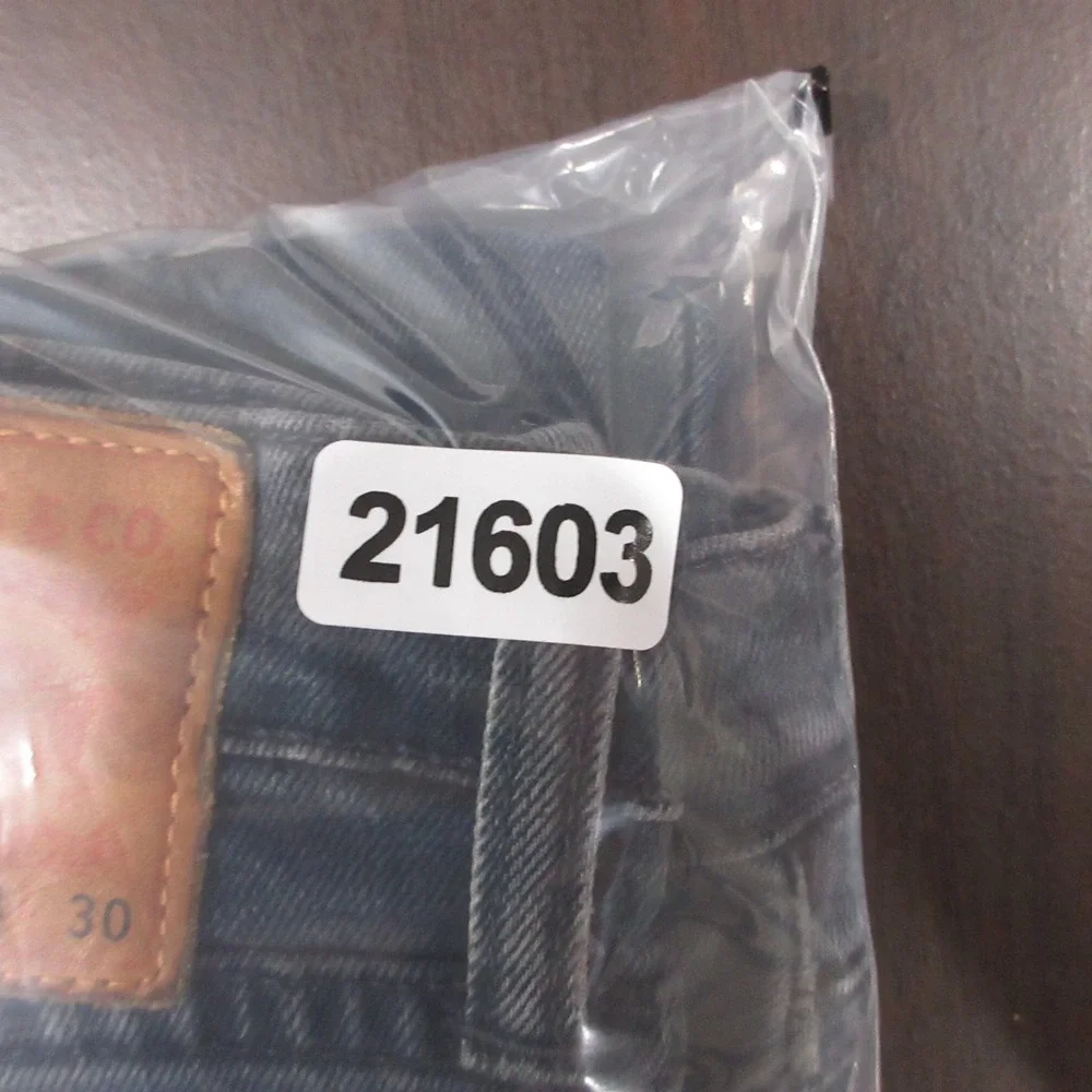 Levis Jeans Mens 33x30 Blue 511‎ Slim Straight Faded Whiskering Flex Denim Pants